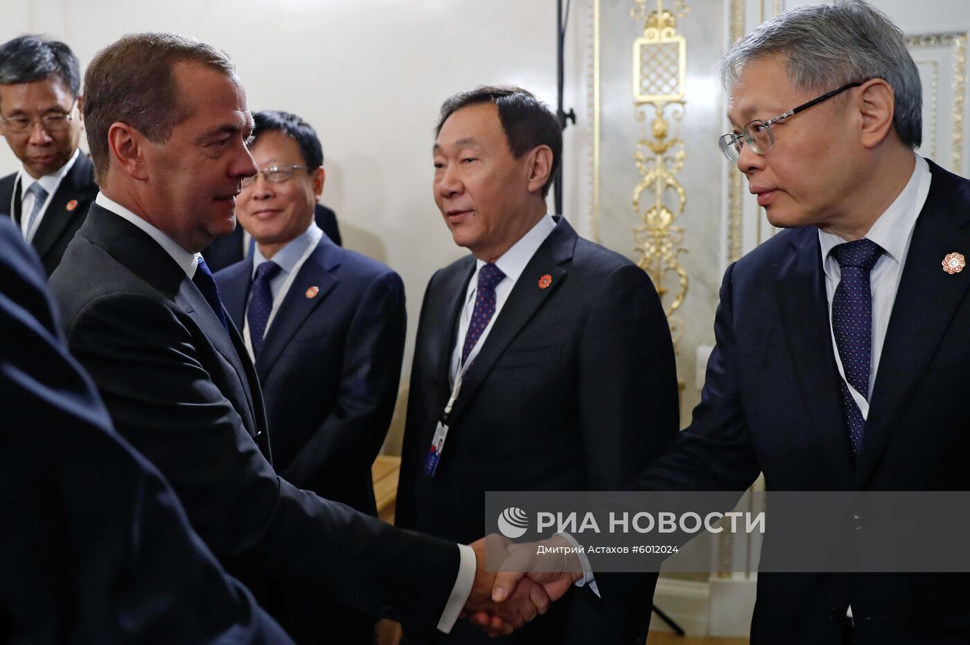 Рабочая поездка премьер-министра РФ Д. Медведева в Санкт-Петербург