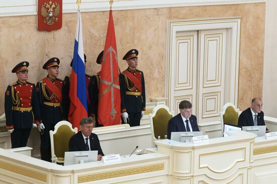 Инаугурация губернатора Санкт-Петербурга Александра Беглова