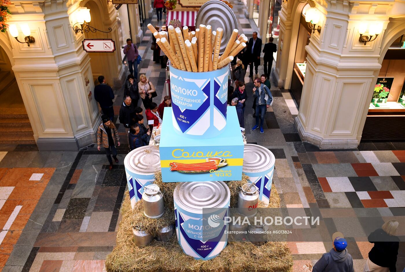 Выставка достижений сельского хозяйства в ГУМе