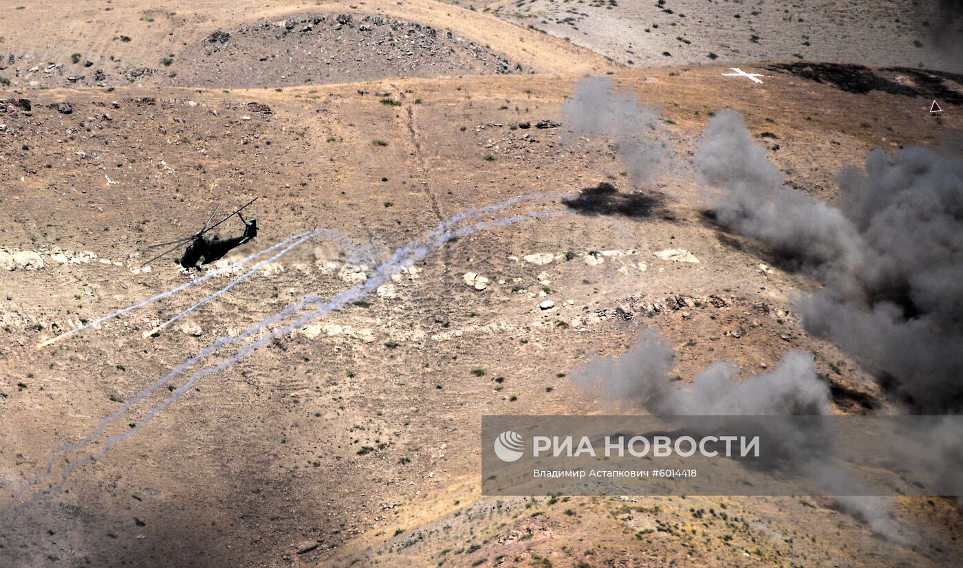 Учения "Центр-2019" в Таджикистане