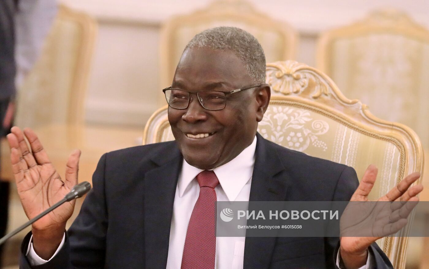 Встреча глав МИД РФ и Нигера С. Лаврова и К. Анкурао