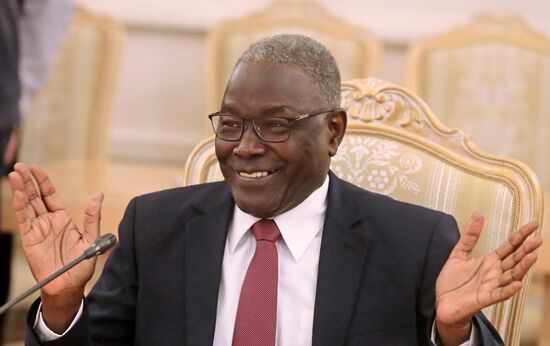 Встреча глав МИД РФ и Нигера С. Лаврова и К. Анкурао 