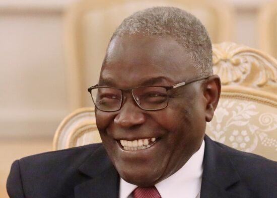 Встреча глав МИД РФ и Нигера С. Лаврова и К. Анкурао 