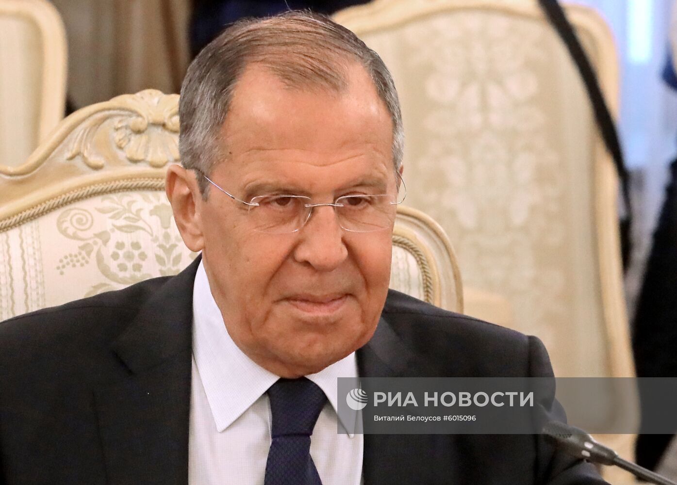 Встреча глав МИД РФ и Нигера С. Лаврова и К. Анкурао