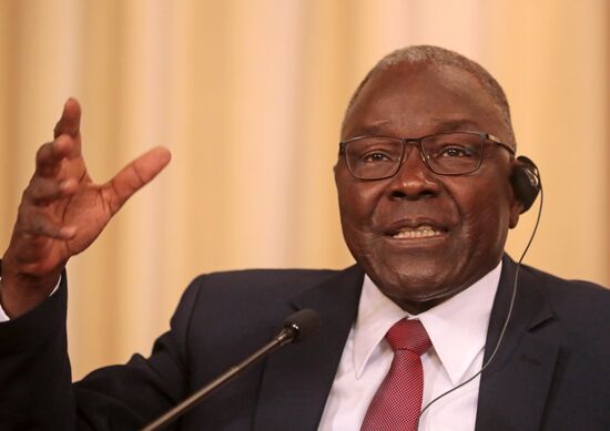 Встреча глав МИД РФ и Нигера С. Лаврова и К. Анкурао 