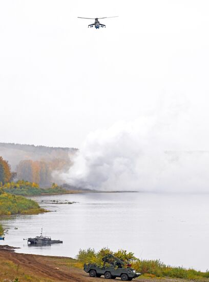 Учения "Центр-2019" в Кемеровской  области  