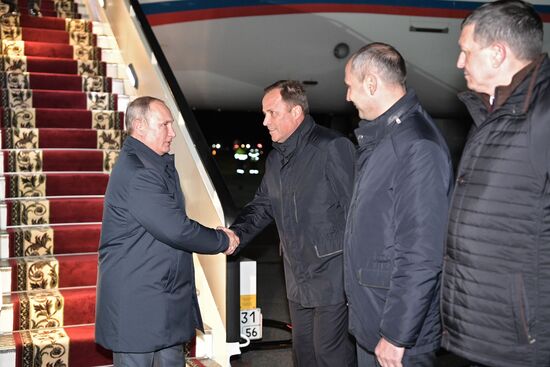 Рабочая поездка президента РФ В. Путина в Приволжский федеральный округ