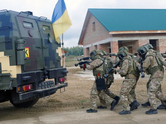 Международные военные учения Rapid Trident-2019 во Львовской области