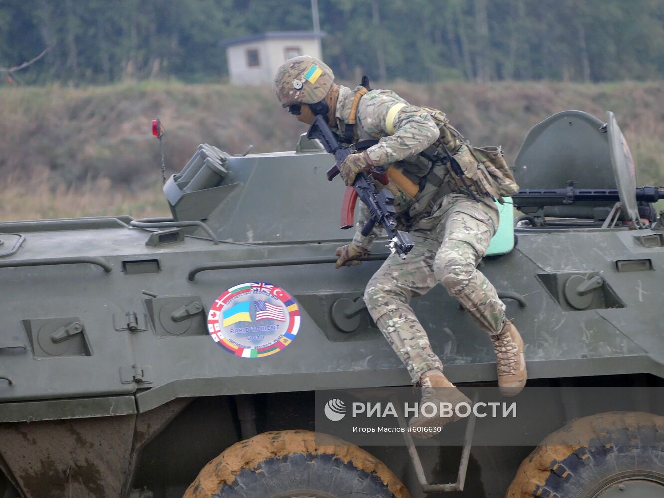 Международные военные учения Rapid Trident-2019 во Львовской области