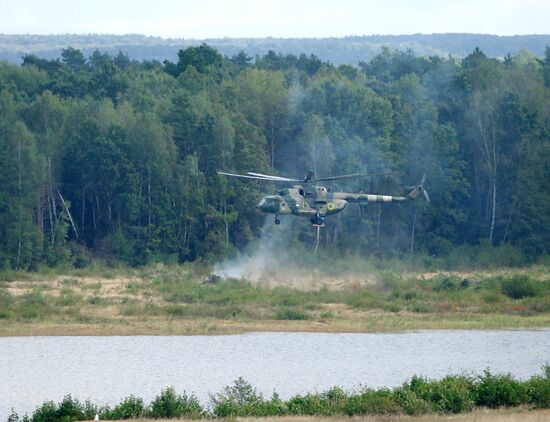 Международные военные учения Rapid Trident-2019 во Львовской области