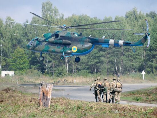 Международные военные учения Rapid Trident-2019 во Львовской области