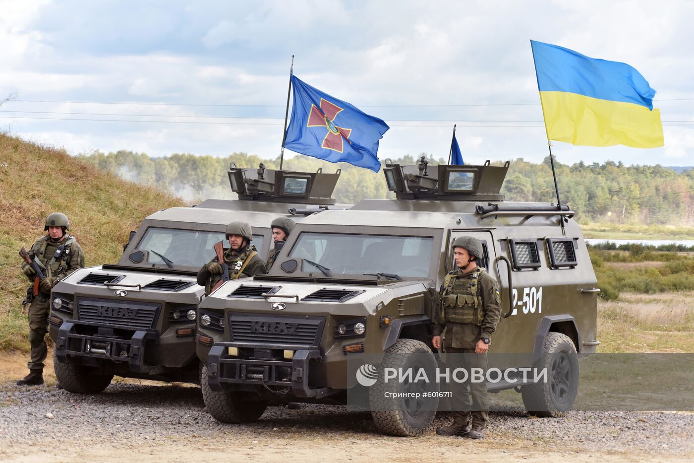 Международные военные учения Rapid Trident-2019 во Львовской области