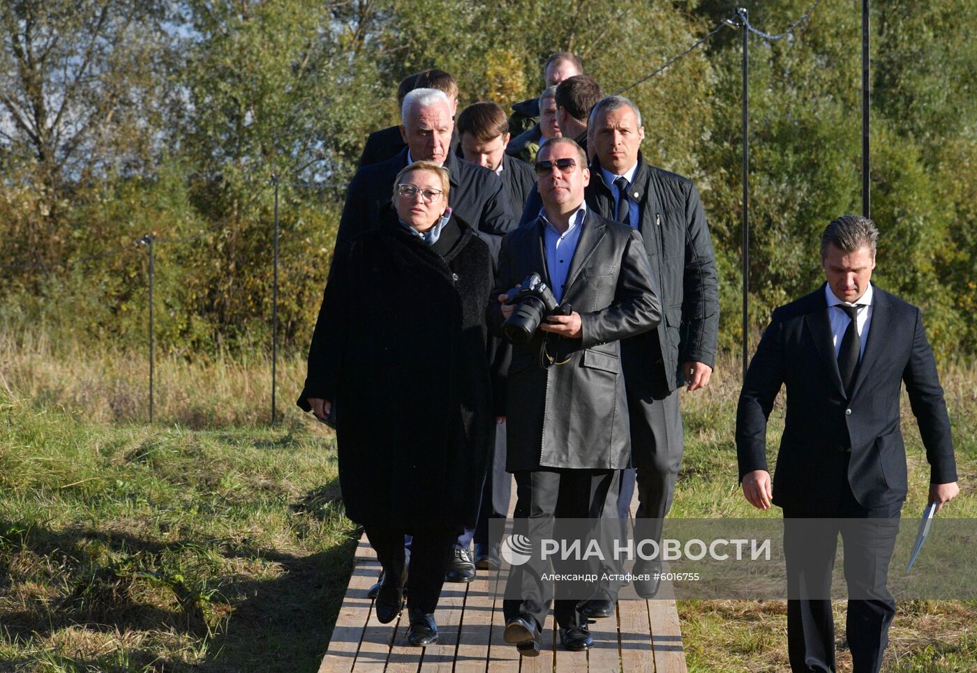 Рабочая поездка премьер-министра РФ Д. Медведева в Великий Новгород