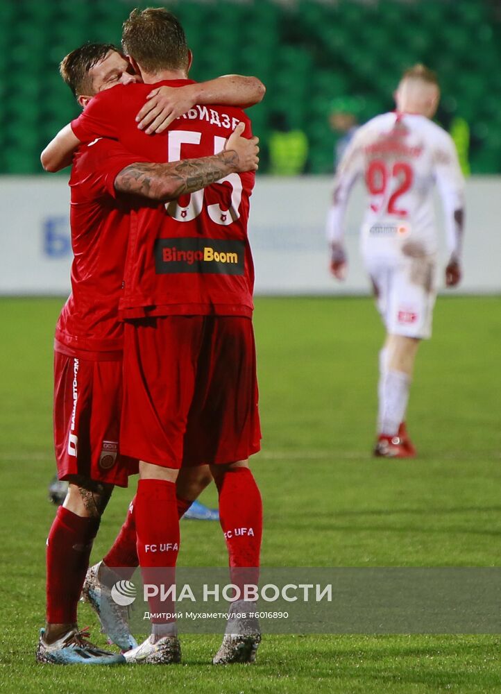 Футбол. РПЛ. Матч "Уфа" - "Спартак"