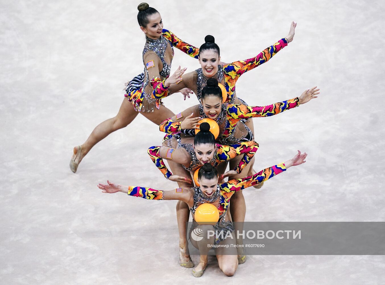 Художественная гимнастика. Чемпионат мира. Шестой день