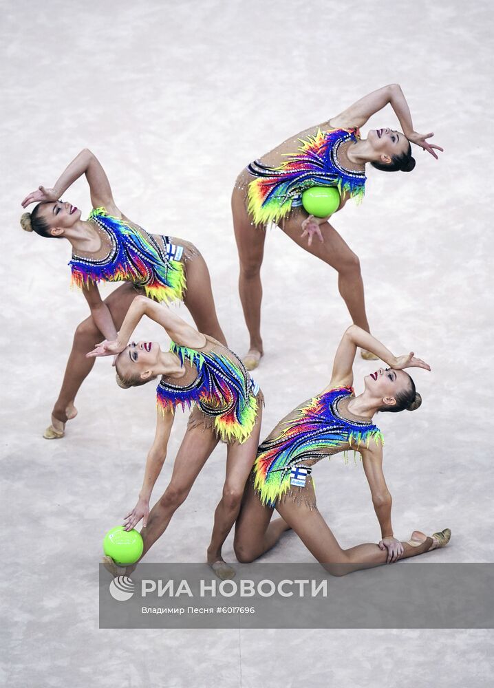 Художественная гимнастика. Чемпионат мира. Шестой день