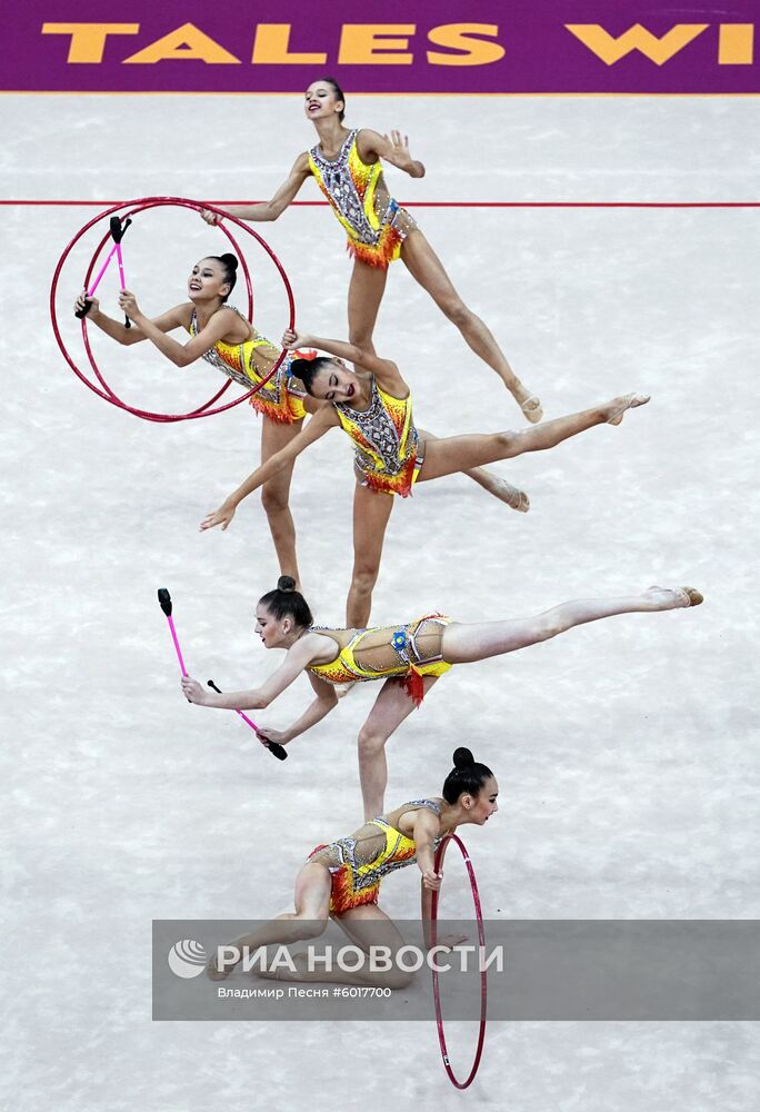 Художественная гимнастика. Чемпионат мира. Шестой день