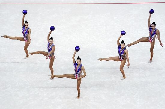 Художественная гимнастика. Чемпионат мира. Шестой день