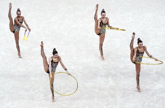 Художественная гимнастика. Чемпионат мира. Шестой день