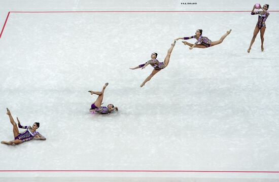 Художественная гимнастика. Чемпионат мира. Шестой день