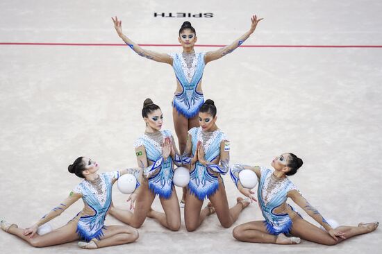 Художественная гимнастика. Чемпионат мира. Шестой день