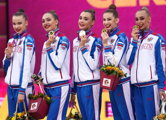 Художественная гимнастика. Чемпионат мира. Шестой день