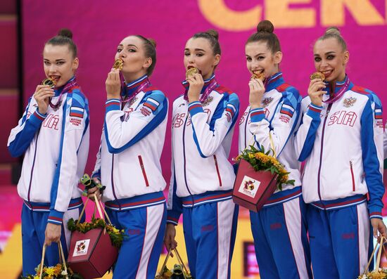 Художественная гимнастика. Чемпионат мира. Шестой день