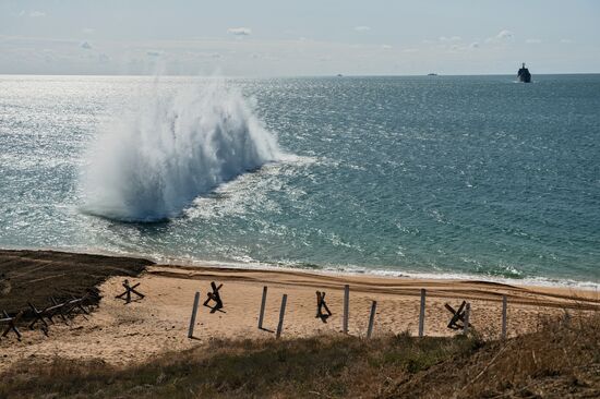 Тактические учения Черноморского флота