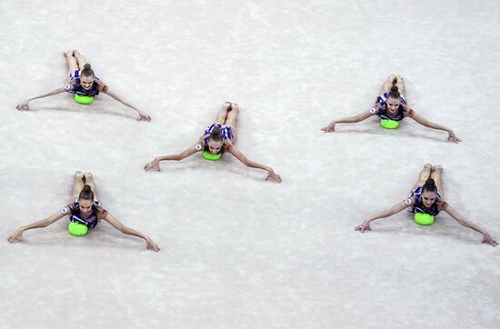 Художественная гимнастика. Чемпионат мира. Шестой день