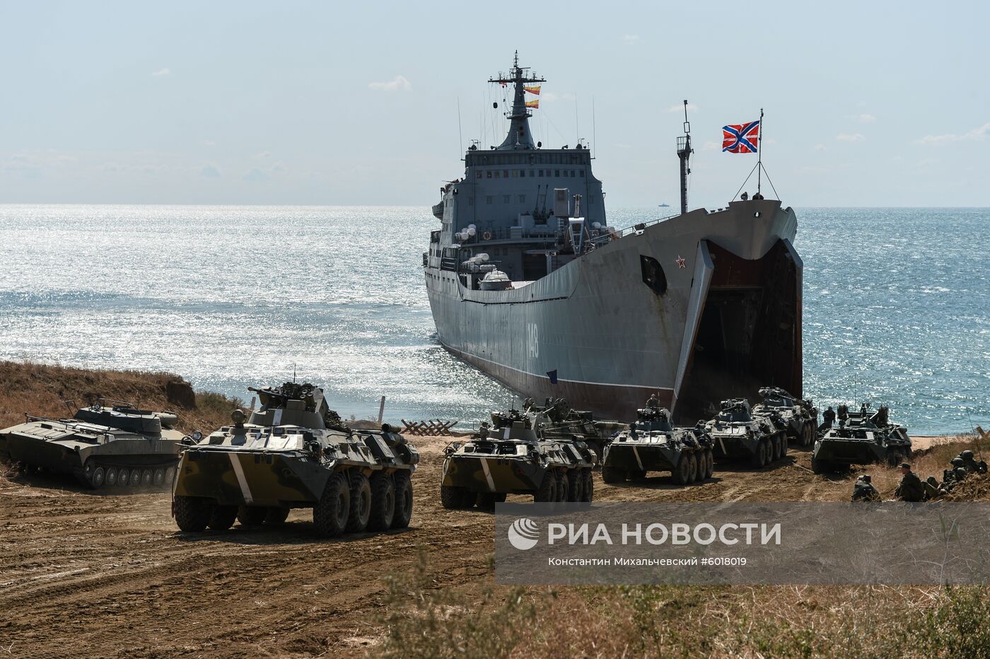 Тактические учения Черноморского флота