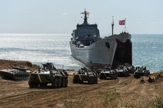 Тактические учения Черноморского флота