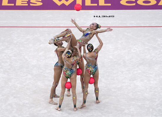 Художественная гимнастика. Чемпионат мира. Шестой день