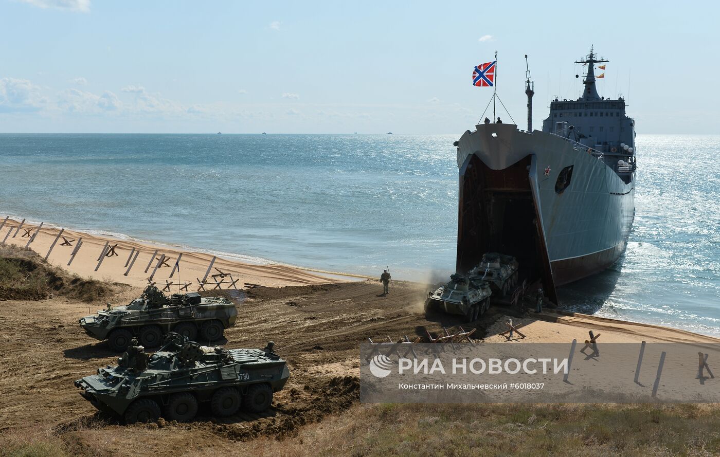 Тактические учения Черноморского флота