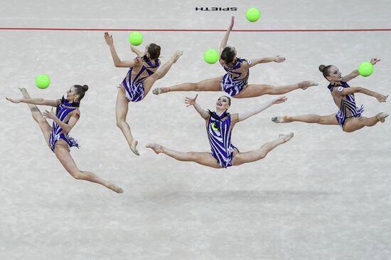 Художественная гимнастика. Чемпионат мира. Шестой день