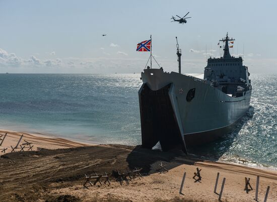 Тактические учения Черноморского флота