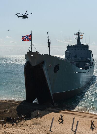 Тактические учения Черноморского флота