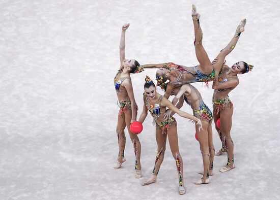 Художественная гимнастика. Чемпионат мира. Шестой день