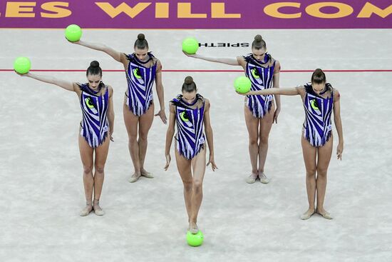 Художественная гимнастика. Чемпионат мира. Шестой день