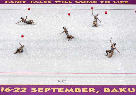 Художественная гимнастика. Чемпионат мира. Шестой день