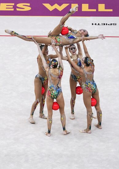 Художественная гимнастика. Чемпионат мира. Шестой день