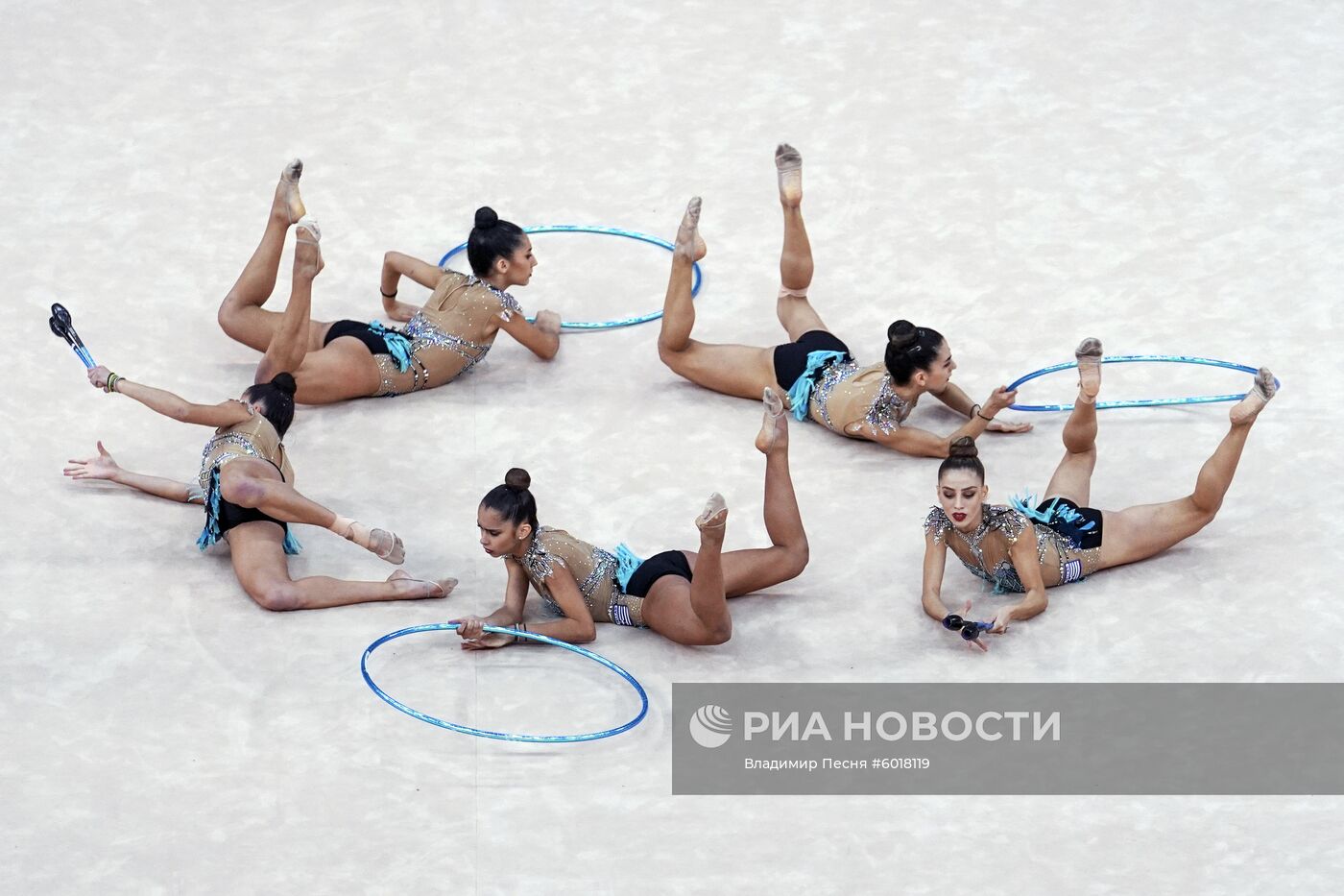 Художественная гимнастика. Чемпионат мира. Шестой день