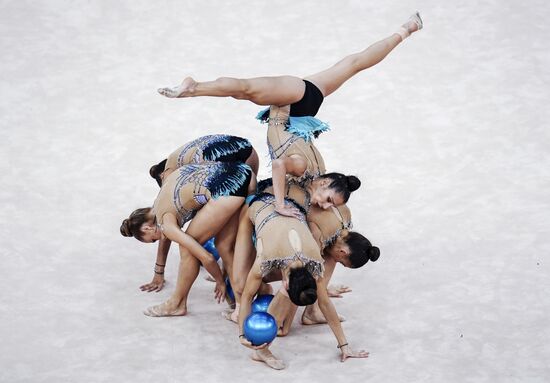 Художественная гимнастика. Чемпионат мира. Шестой день