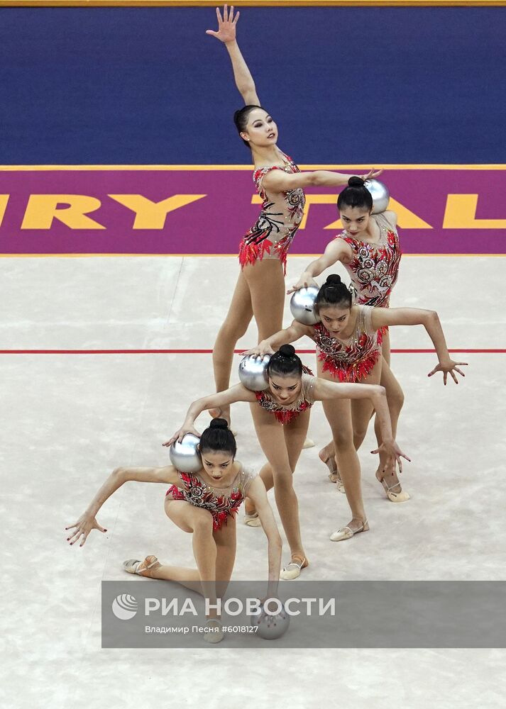Художественная гимнастика. Чемпионат мира. Шестой день