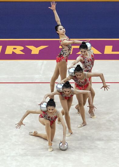Художественная гимнастика. Чемпионат мира. Шестой день