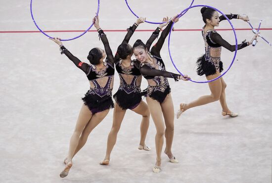 Художественная гимнастика. Чемпионат мира. Шестой день