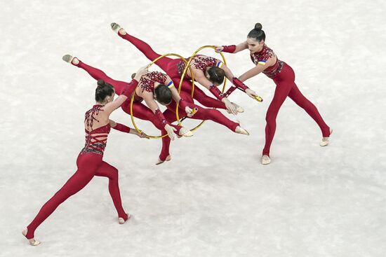 Художественная гимнастика. Чемпионат мира. Шестой день