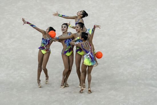 Художественная гимнастика. Чемпионат мира. Шестой день