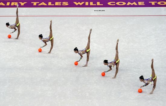 Художественная гимнастика. Чемпионат мира. Шестой день