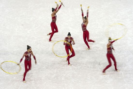 Художественная гимнастика. Чемпионат мира. Шестой день