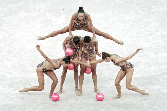 Художественная гимнастика. Чемпионат мира. Шестой день
